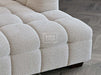 Left Hand Cream Corner Sofa In Boucle Fabric - Tribeca