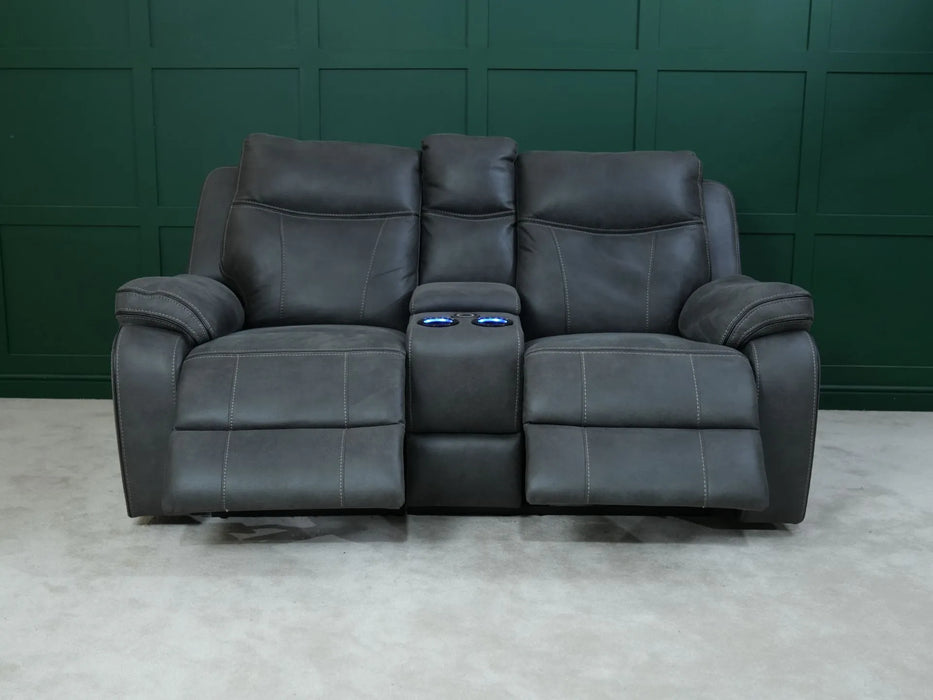 2 Seater Electric Recliner Sofa In Grey Fabric | Fully Functional – Good Condition | Vinson | Second Hand Sofas 195