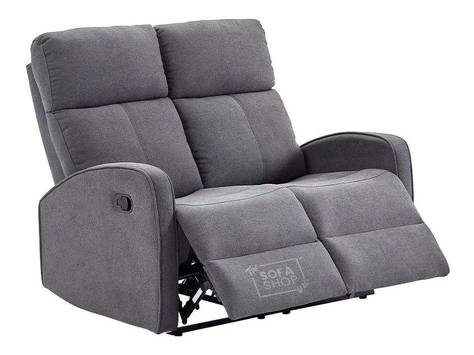 2+2 Recliner Sofa Set - Dark Grey Fabric Sofa Package - Parma - Sofa Sale