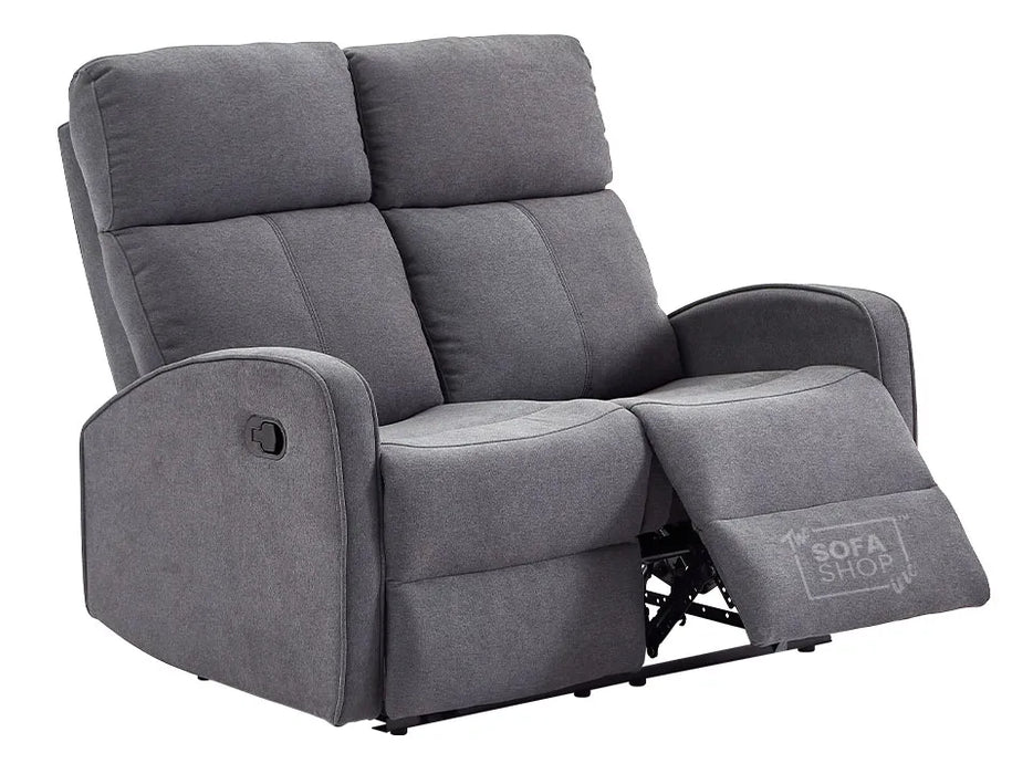 2+2 Recliner Sofa Set - Dark Grey Fabric Sofa Package - Parma - Sofa Sale