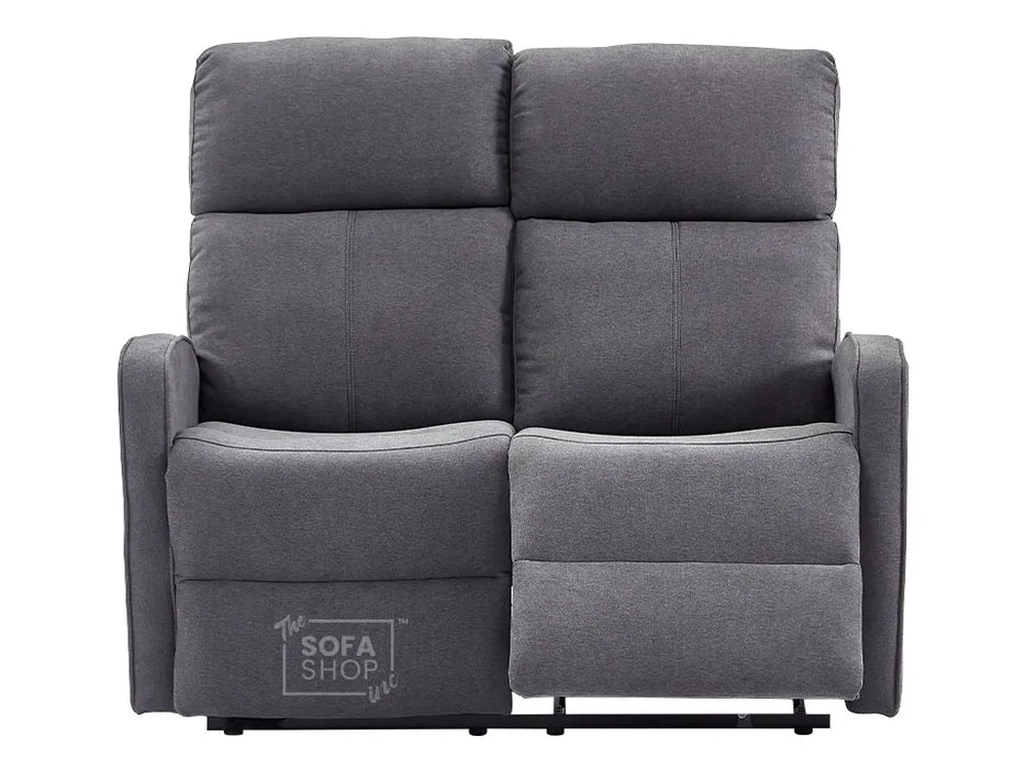 2+2 Recliner Sofa Set - Dark Grey Fabric Sofa Package - Parma - Sofa Sale