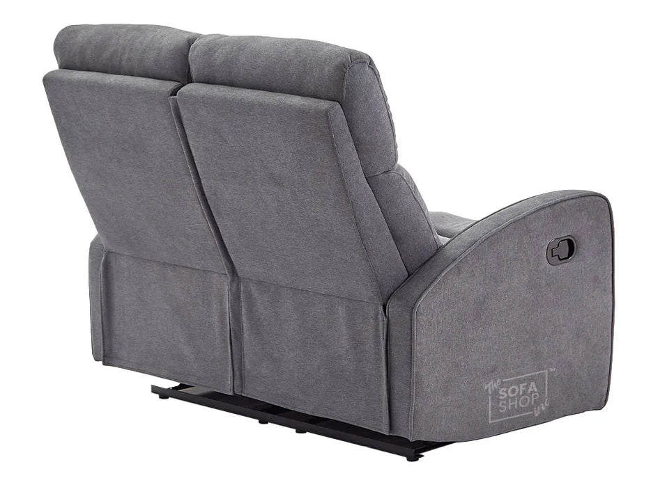 2+2 Recliner Sofa Set - Dark Grey Fabric Sofa Package - Parma - Sofa Sale