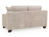 2 Seater Fabric Sofa in Grey Or Beige - Nebraska