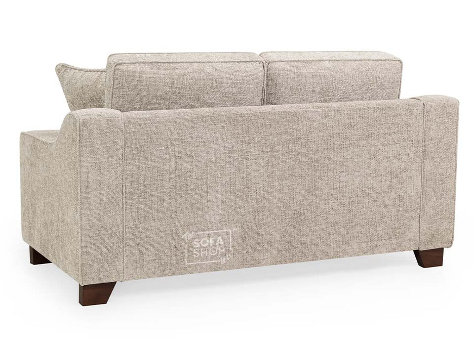 2 Seater Fabric Sofa in Grey Or Beige - Nebraska