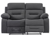 3 2 Electric Recliner Sofa Set. 2 Piece Recliner Sofa Package Suite in Grey Velvet Fabric With USB Ports & Drink Holders & Drop Down Table- Foster