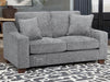 2 Seater Fabric Sofa in Grey Or Beige - Nebraska