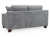 2 Seater Fabric Sofa in Grey Or Beige - Nebraska