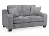 2 Seater Fabric Sofa in Grey Or Beige - Nebraska