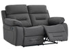 2+1 Recliner Sofa Set inc. Chair in Dark Grey Fabric - Foster