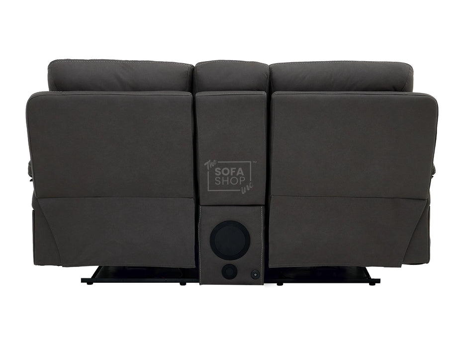 3+2+1 Piece Electric Home Cinema Theatre Sofa Set | Fabric Couch Suite Package In Grey with Console + USB + Massage + Storage | Vinsonova | The Sofa Shop