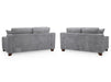 3+2 Seater Fabric Sofa in Beige Or Grey - Nebraska