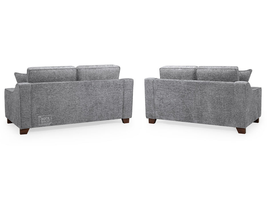 3+2 Seater Fabric Sofa in Beige Or Grey - Nebraska