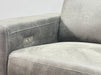 Grey Fabric Electric Recliner Chair - Light Damage on Left-Hand Panel - Ex Display Chair 100