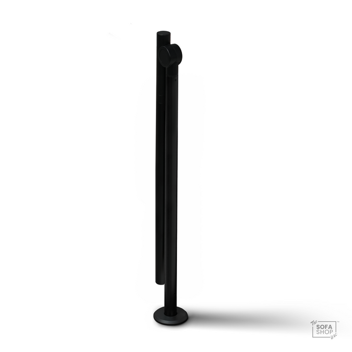 The Sofa Shop Adjustable LED Reading Lamp | Hi-Tech Touch Control Lamp With Wireless Charging + Foldable Arm | Long | Black