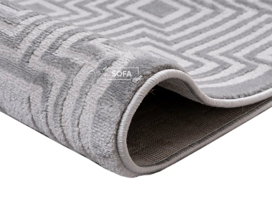 Grey Rug Woven Fabric in Small, Medium & Large Sizes - Altea