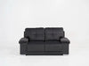 2 Seater In Dark Grey Velvet With Chrome Feet Kansas - Sample Sofas 19