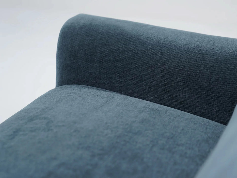 3+2 Recliner Fabric Sofa in Dark Turquoise | Fabric Couch with USB Ports & Fully Reclining Seats | Sample Sofas