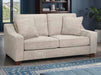 3 Seater Fabric Sofa in Beige Or Grey - Nebraska