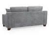 3 Seater Fabric Sofa in Beige Or Grey - Nebraska