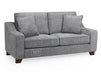 3 Seater Fabric Sofa in Beige Or Grey - Nebraska