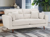 3 Seater Fabric Sofa in Grey Or Beige - Zenith