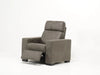 Electric Recliner Chair in Grey Leather|  Small Dot on Backrest | Palmero | Second Hand Sofas 32