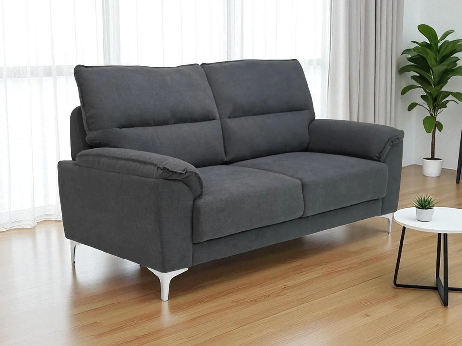2 Seater Grey Fabric Sofa – Stylish, Space-Saving & Ultra-Comfortable | Sophia - Sample Sofas 41