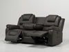 Grey Leather 3 Seater Electric Recliner Sofa | Scuffs on Corners + Scratch on Left Side and Rips on Back of Middle Backrest | Veneto | Second Hand Sofas 42