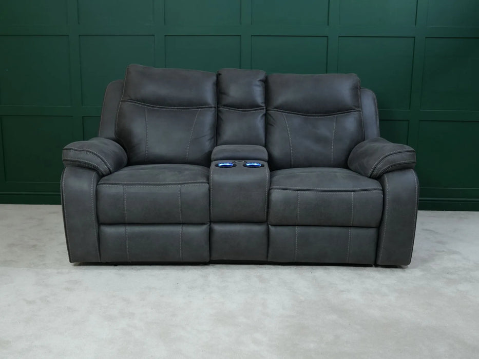 2 Seater Electric Recliner Sofa In Grey Fabric | Fully Functional – Good Condition | Vinson | Second Hand Sofas 195