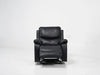 Black Leather Rocking & Swivel Massage Chair - 13