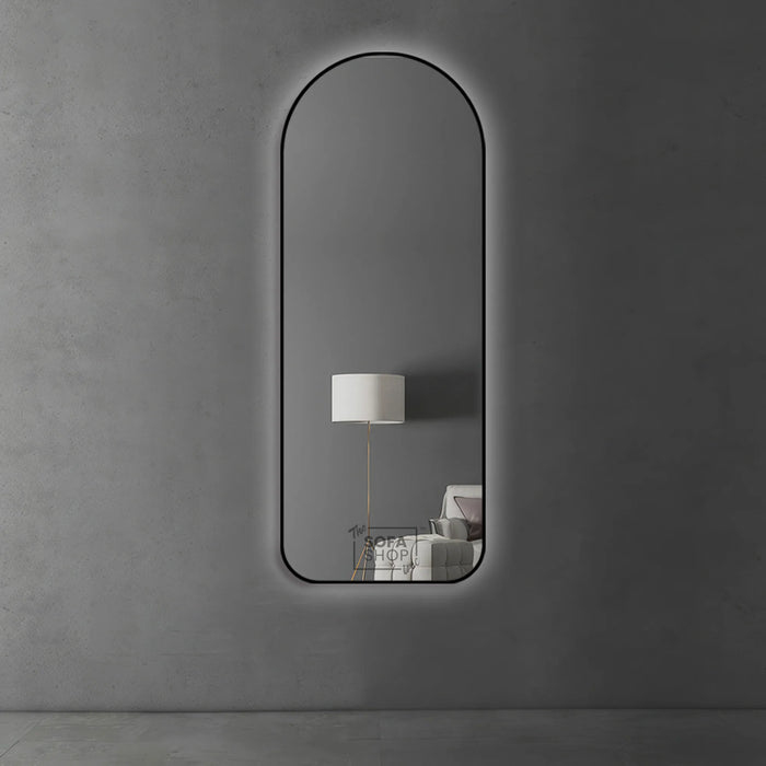 Arched Metal Frame Mirror - Gold, Black & Silver