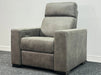 Grey Fabric Electric Recliner Chair - Light Damage on Left-Hand Panel - Ex Display Chair 100