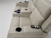 2 Seater Electric Recliner Cinema Sofa in Cream Leather | Scuffs and Scratches on Both Side Panels, Small Scuff on Left-Hand Front Ear | Venice | Second Hand Sofa 58