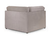 Modular Corner Sofa In Grey, White Or Mocha Fabric -  Kiana