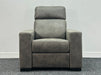 Grey Fabric Electric Recliner Chair - Light Damage on Left-Hand Panel - Ex Display Chair 100