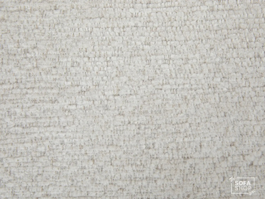 Extendable Electric Sofa Bed Chair in Cream Chenille Fabric | 1 Seat Power Sliding Sofa Bed Perfect for Home Cinema & Theatre Room | USBc + Extra Cushions - Palma