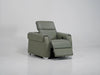 1 Seater Electric Recliner – Light Green with Adjustable Headrest & USB Ports - Turin - 10