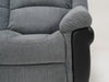 3 Seater Recliner Sofa In Denim Fabric | Fully Reclining Seat | Trento | Sample Sofas 46