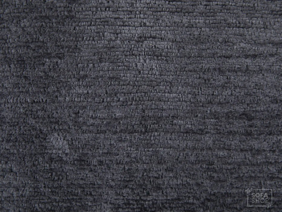 Extendable Electric Sofa Bed Chair in Grey Chenille Fabric | 1 Seater Hi-Tech Sliding Couch Perfect for Home Theatre Seating | USBc Charging Ports | Palma