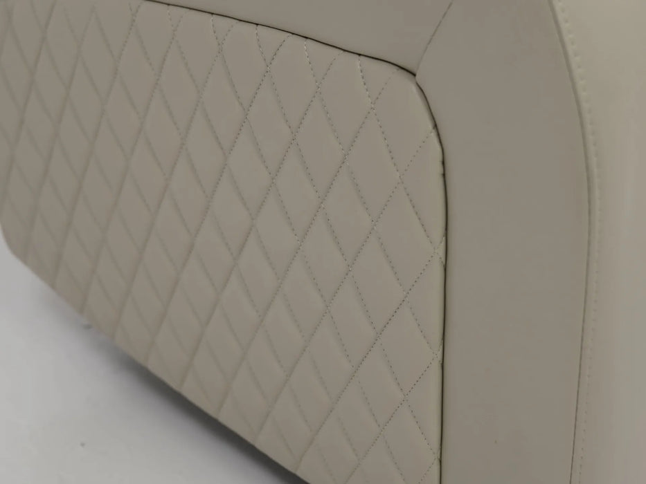 2 Seater Electric Recliner Cinema Sofa in Cream Leather | Scuffs and Scratches on Both Side Panels, Small Scuff on Left-Hand Front Ear | Venice | Second Hand Sofa 58