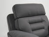 1 Seat Electric Recliner Chair Home Cinema Sofa | Fabric Couch In Grey  | Massage + Power Headrest & More | Tuscany | Sample Sofa 44