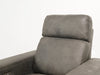 Electric Recliner Chair in Grey Leather|  Small Dot on Backrest | Palmero | Second Hand Sofas 32