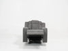 Electric Recliner Cinema Chair in Light Grey Fabric with Cup Holders - Sample Sofa 21