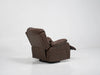 Brown Leather Rocking & Swivel Massage Chair - 12