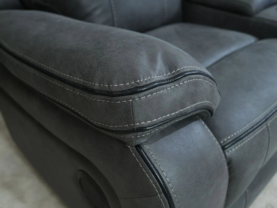 2 Seater Electric Recliner Sofa In Grey Fabric | Fully Functional – Good Condition | Vinson | Second Hand Sofas 195