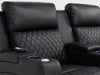 3 Seater Electric Recliner Cinema Sofa In Black Leather | Cinema Sofa | Venice Series One | Sample Sofas 49