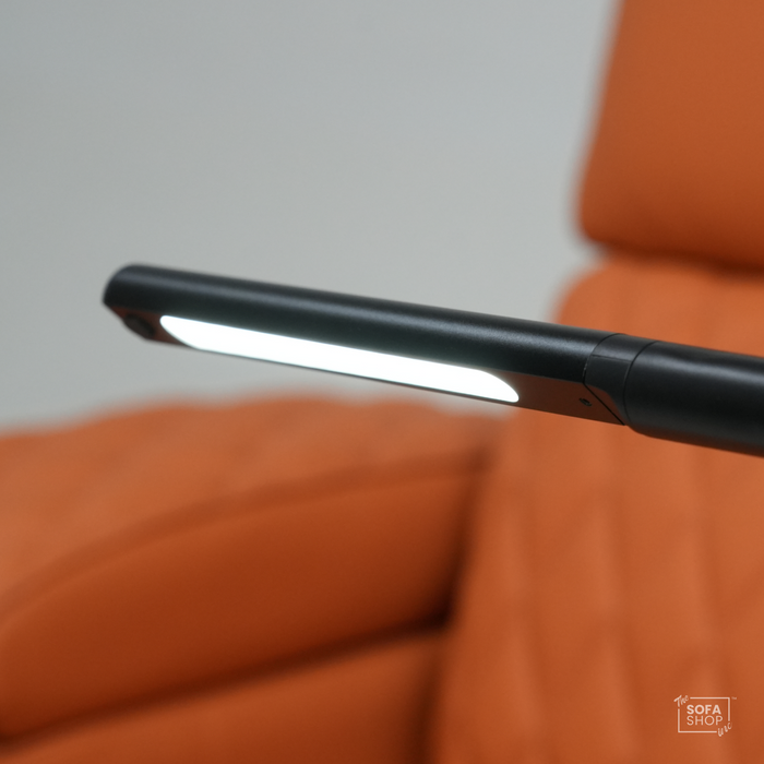 The Sofa Shop Adjustable LED Reading Lamp | Touch Control, Foldable | Black