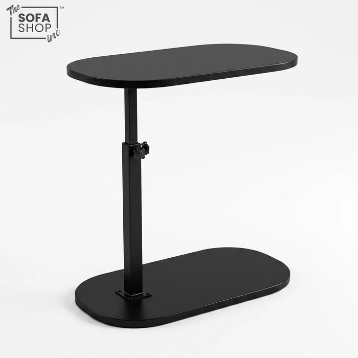 Madison Height Adjustable Floor Standing Bed Table | 2-In-1 Lap Desk with Tilting Top + Device Slots | The Sofa Shop