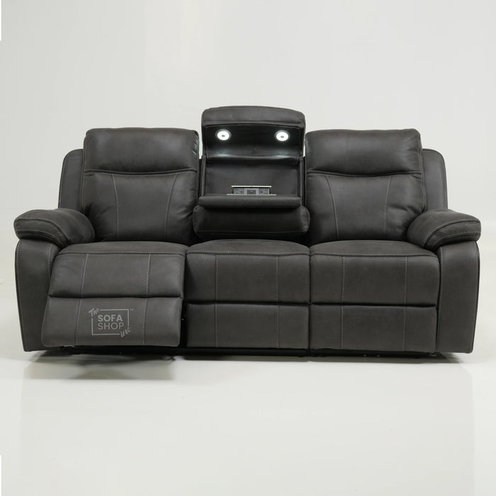 3 Seater Electric Recliner with Bluetooth & Reading Light | Scuff on LHF Back Corner | Vinson | Second Hand Sofa 31
