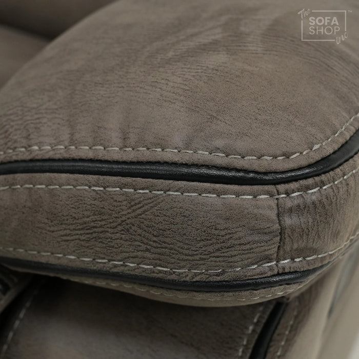 2 Seater Manual Recliner Sofa With Padded Lumbar, Soft & Cosy | Tuscany | Ex-Display ss10